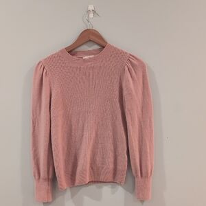 Rebecca Taylor Blush Pink Crew Neck Sweater